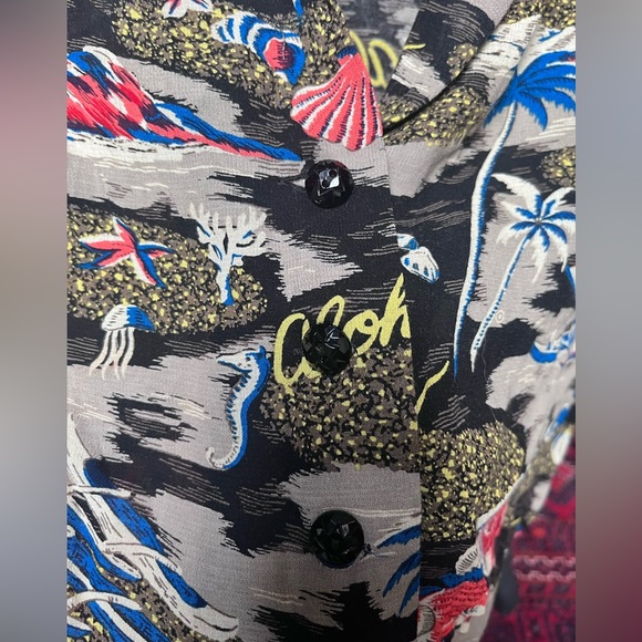 ANNA SUI Hawaiian shirt size 4 - Picture 2 of 3